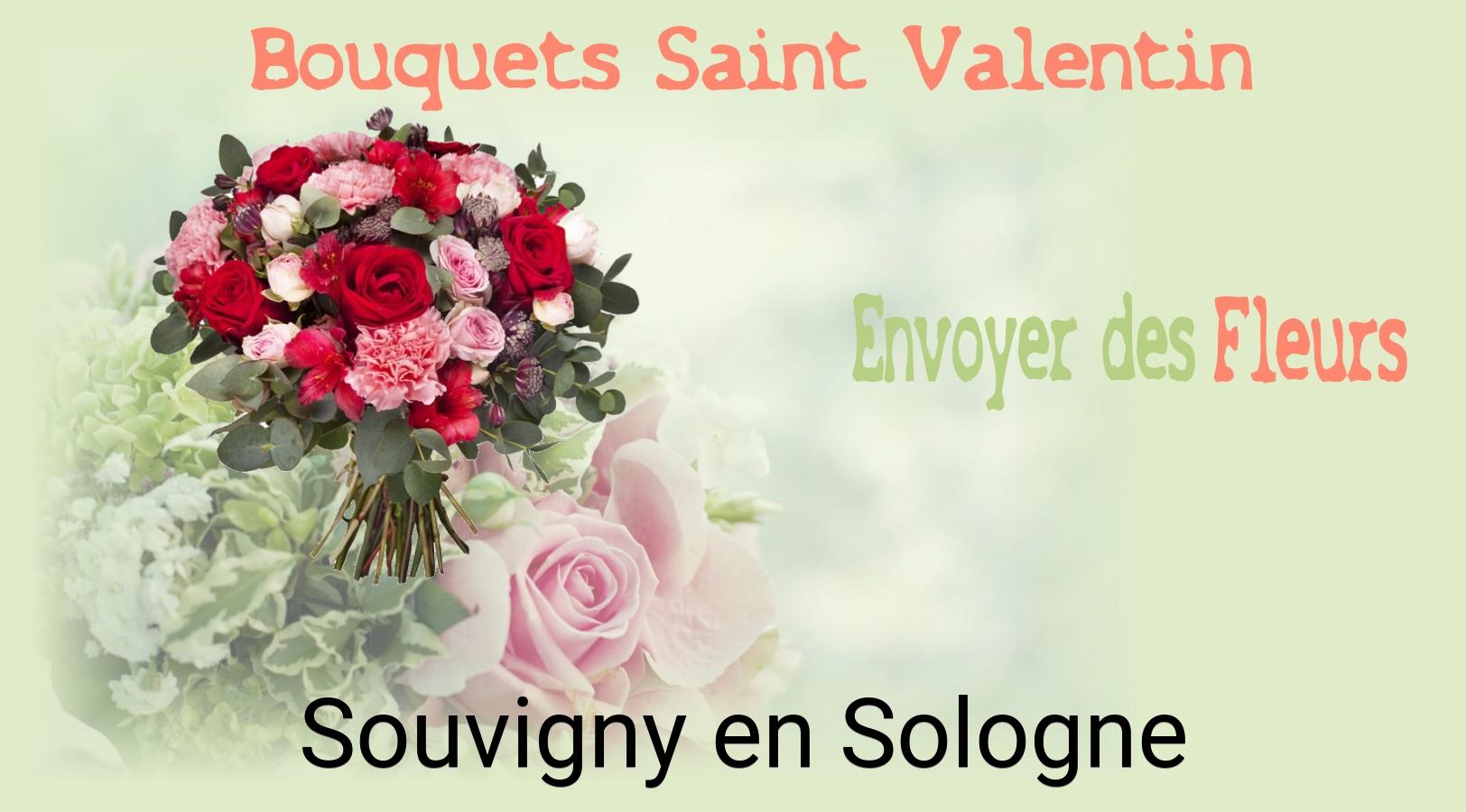 Roses de Saint-Valentin livrées à Souvigny-en-Sologne