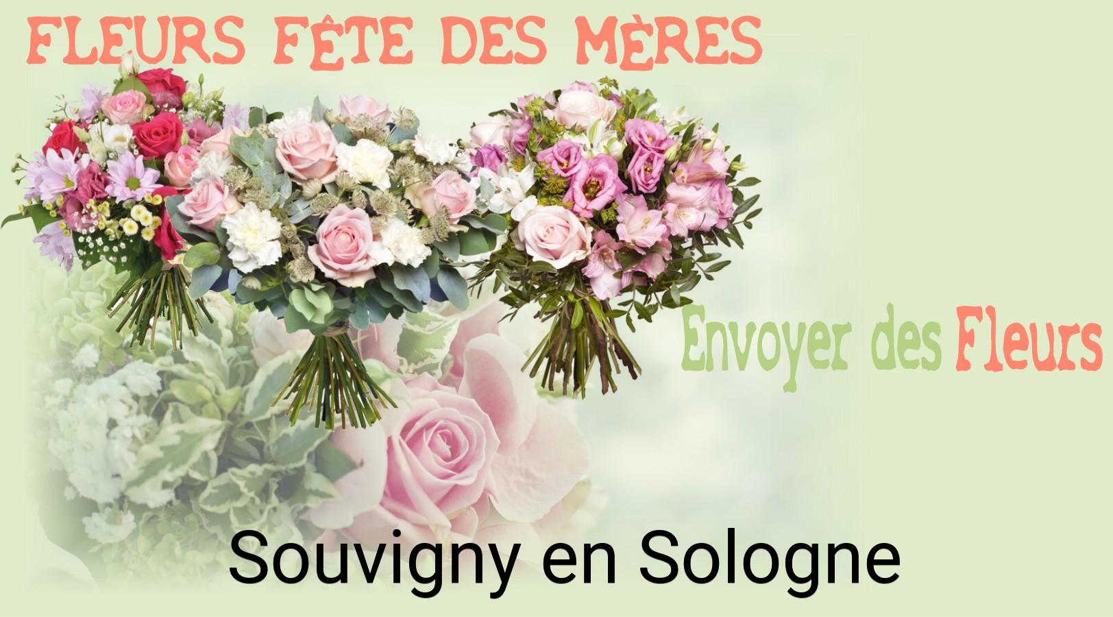 Bouquet de Fête des Mères livré à Souvigny-en-Sologne